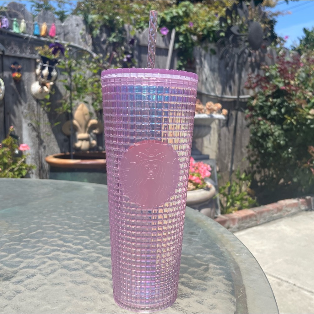 LIMITED EDITION STARBUCKS 24oz Pink Sparkly Studded Tumbler